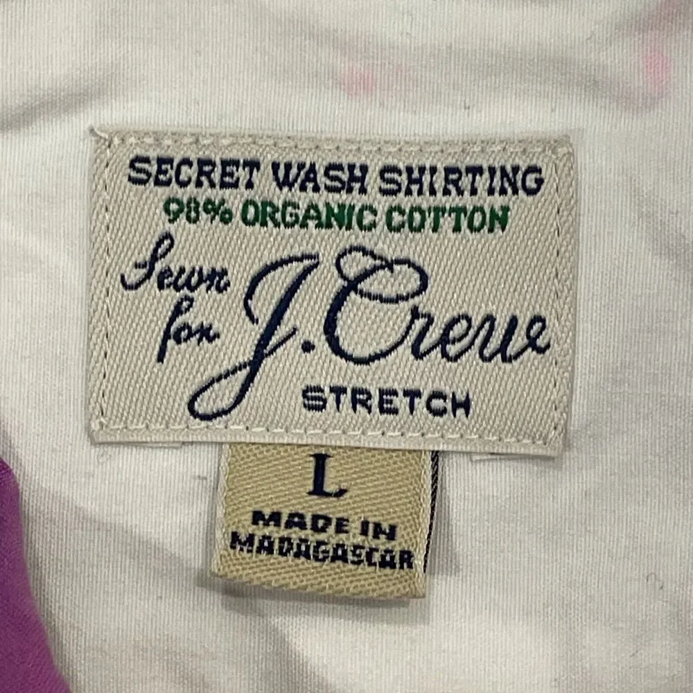 J. Crew Mens Large Tie Dye‎ Shirt Art to Wear Boho Festival Organic Cotton Artsy